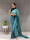 DAC Tassles Designer Chiffon Party Wear Readymade Sarees Wholesale Market In Surat
